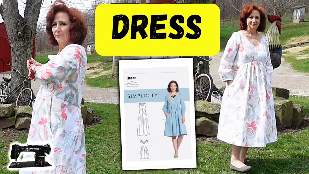 Платье Sewing Simplicity 8910 — советы и обзор