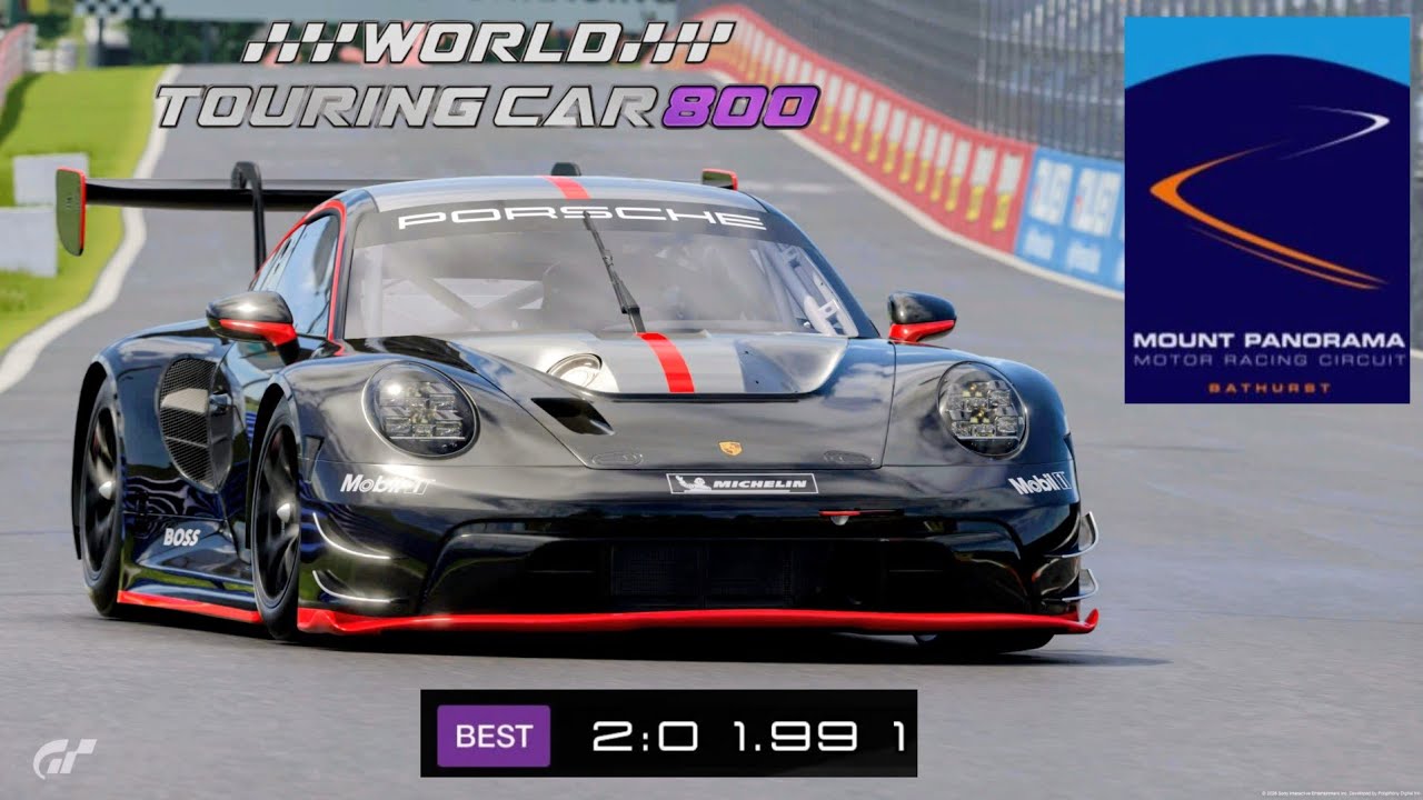 Mount Panorama | WTC 800 | Porsche 911 GT3 R (992) '22 | Fastest Lap in Race