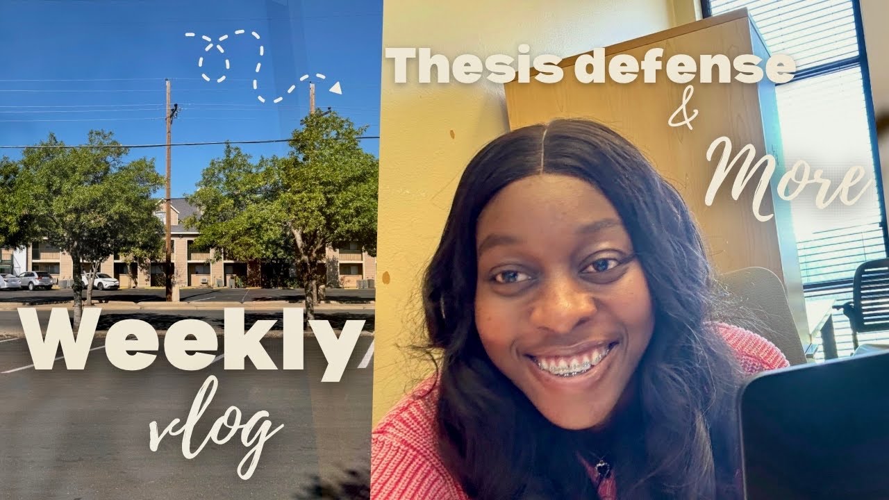 Life of a graduate student in the United States: 2K sub, Grocery shopping, and Thesis defense