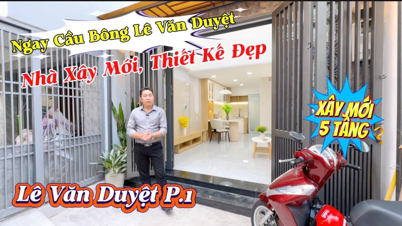 Nhà xây mới quá hiếm giá này. 5 tầng. Giá quá tốt. Ngay cầu Bông, Đinh Tiên Hoàng. Ngay Bà Chiểu. 