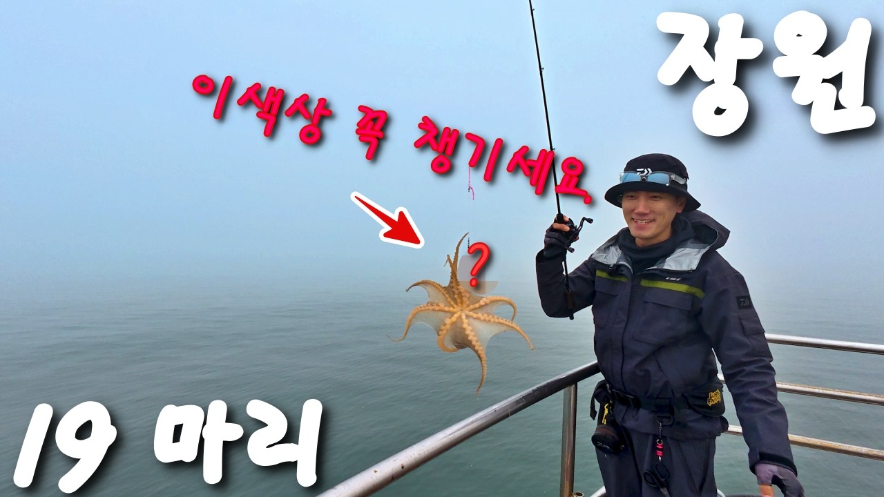 이 색상은 꼭 챙기세요 봄쭈꾸미 낚시에는 필수?