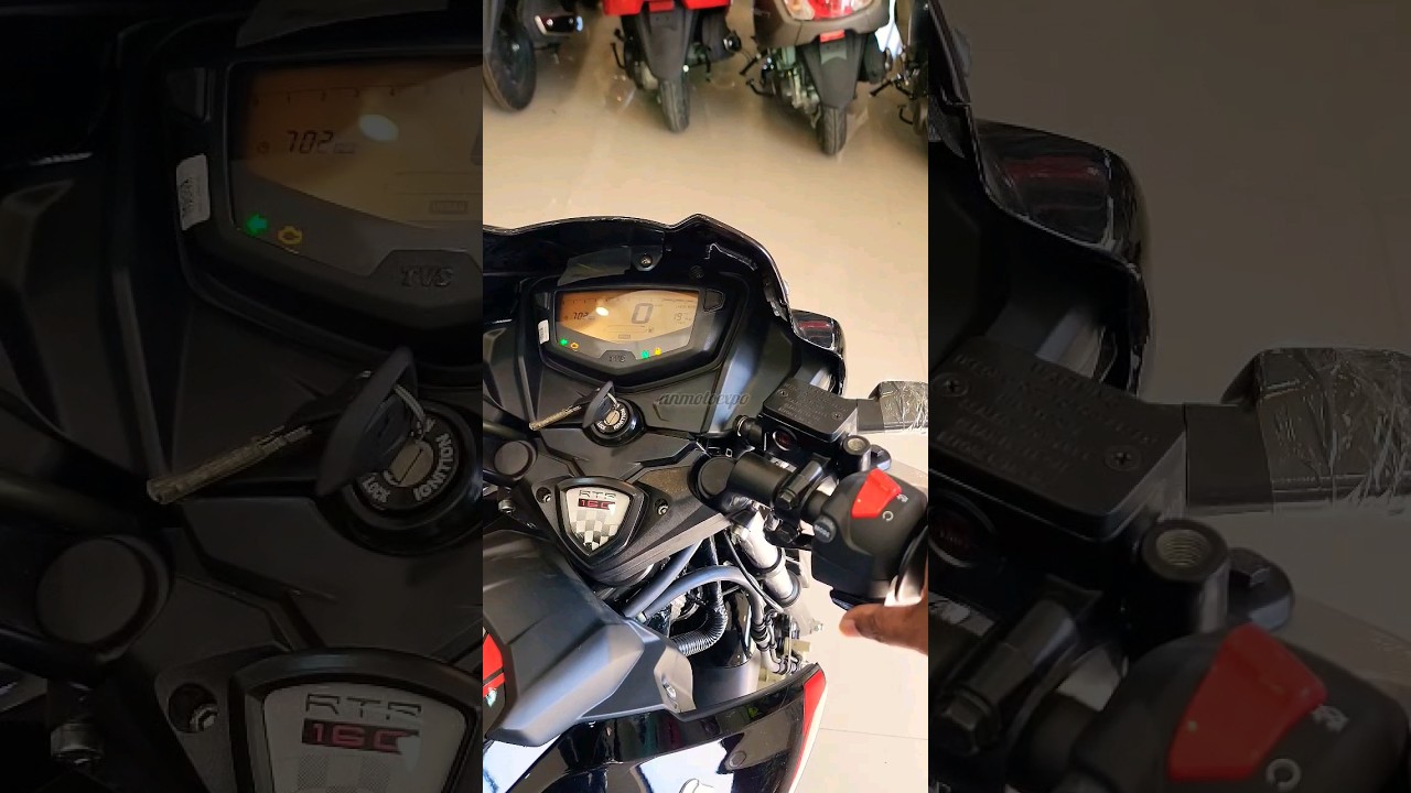 2024 TVS Apache RTR 160 2V Exhaust Sound | #anmotoexpo #shorts #youtubeshorts