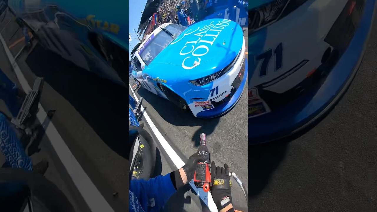 2025 NASCAR Xfinity Series Pit Stop Sonoma #nascar #racing #pitcrew #pitstop #sonoma #automobile