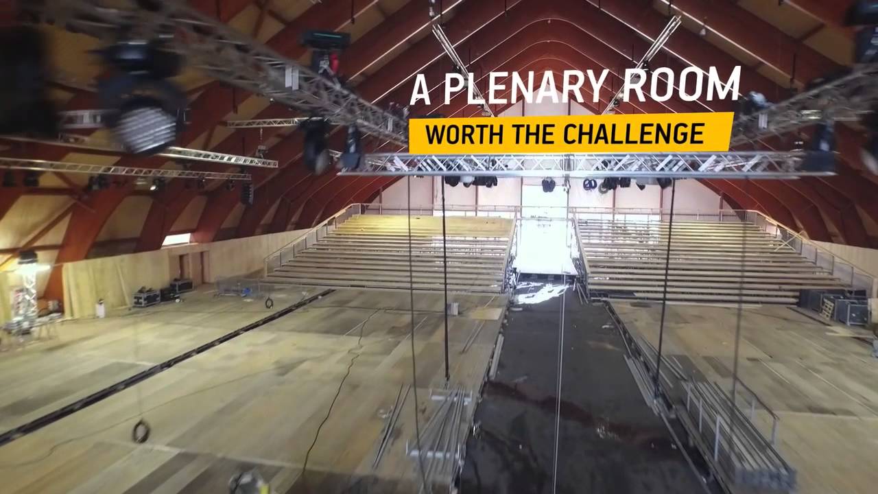 40 days of work construction for the COP21 site