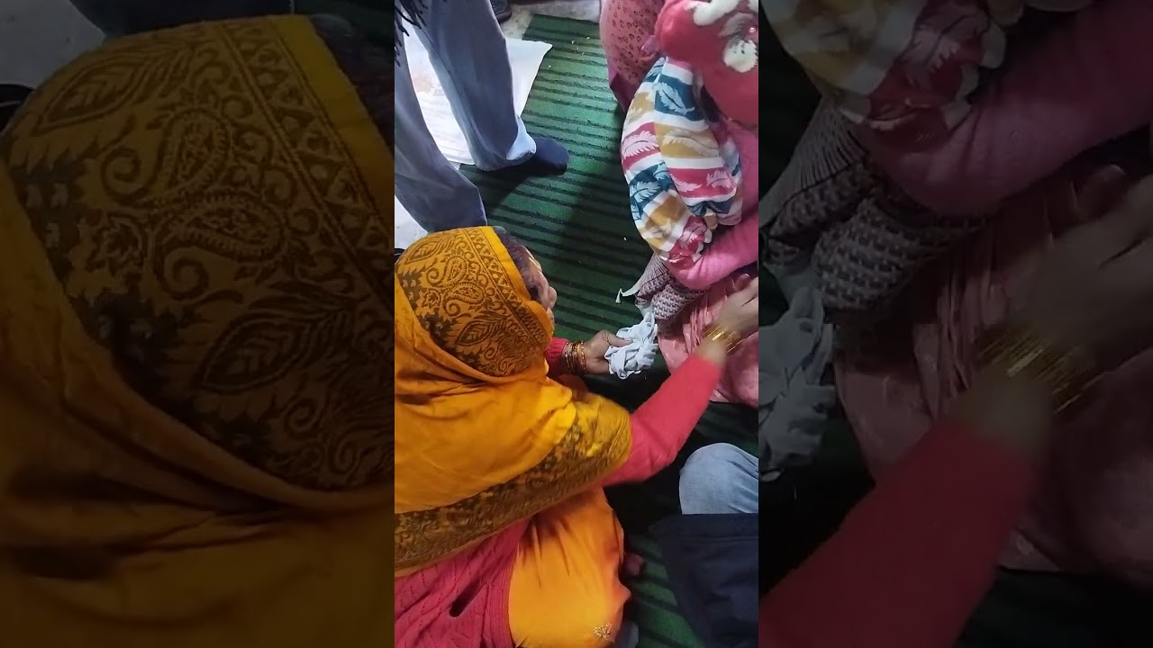 Kalka ji mandir mein mundan ho raha hai mere bhatije ka