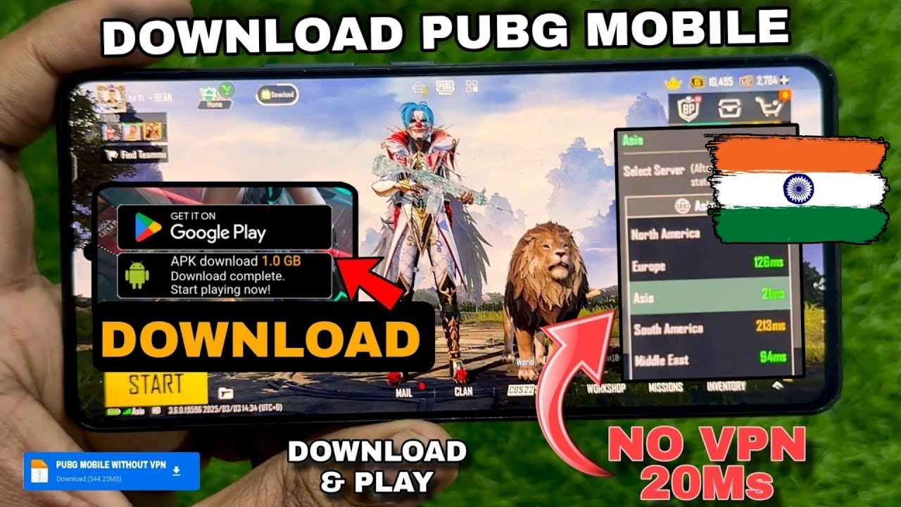 HOW TO DOWNLOAD PUBG MOBILE IN INDIA | HOW TO PLAY PUBG MOBILE IN INDIA ~ 2025