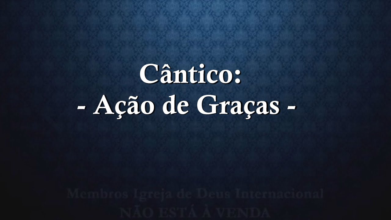 Ação De Graças - Greenfields Adapt - cifrado