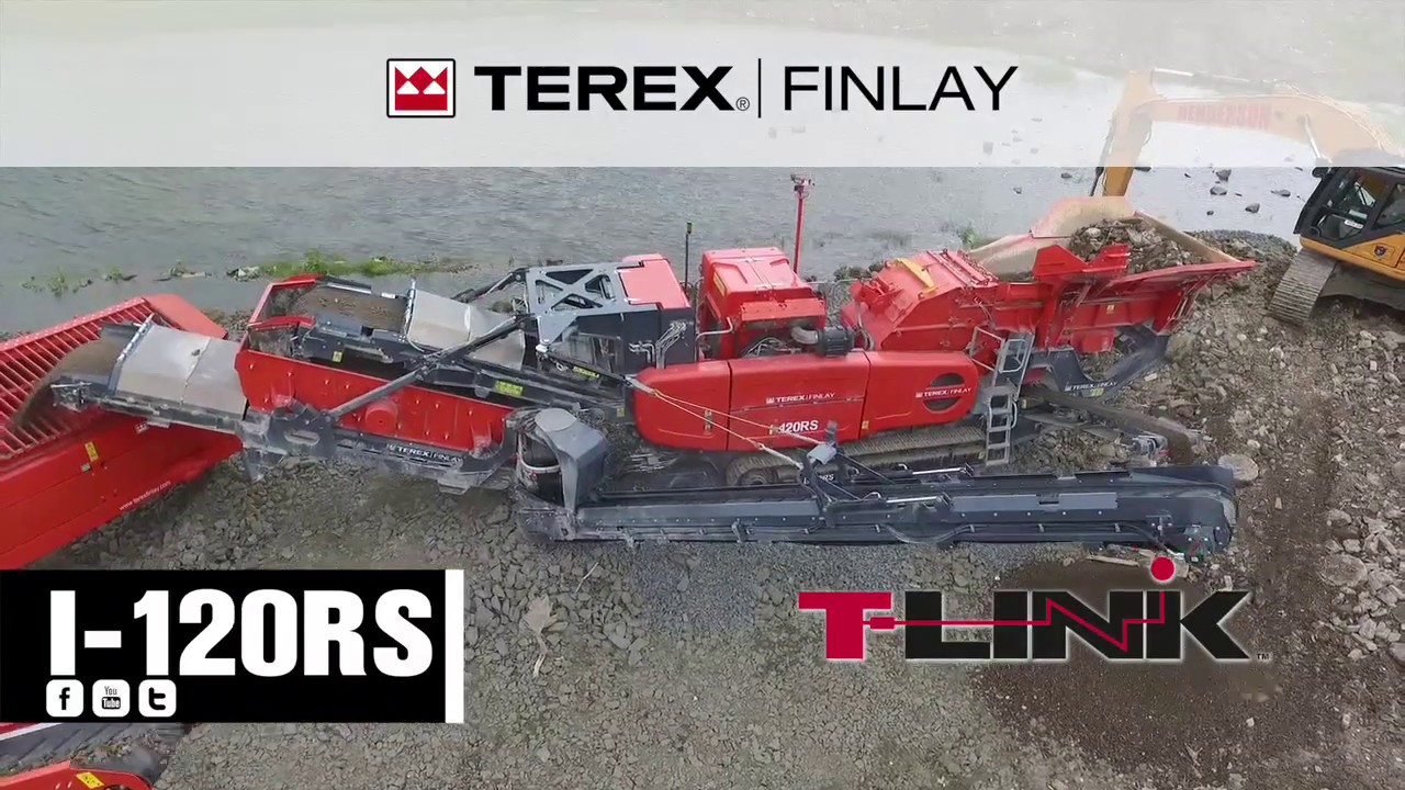 Terex Finlay I-120RS Impact Crusher and 684 Screener