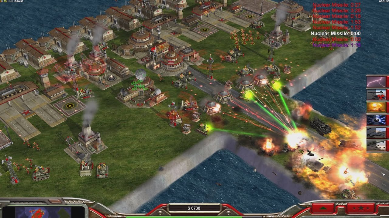 Китайская ядерная бомба — Command & Conquer Generals Zero Hour — 1 против 5, сложный игровой процесс