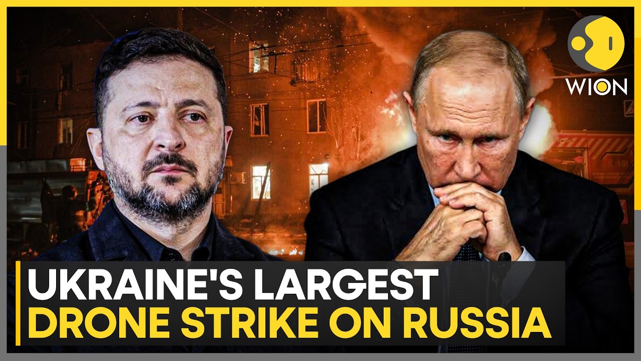 Russia-Ukraine War: Ukraine Unleashes 660 Drone Bombardment Deep Inside Russia | WION