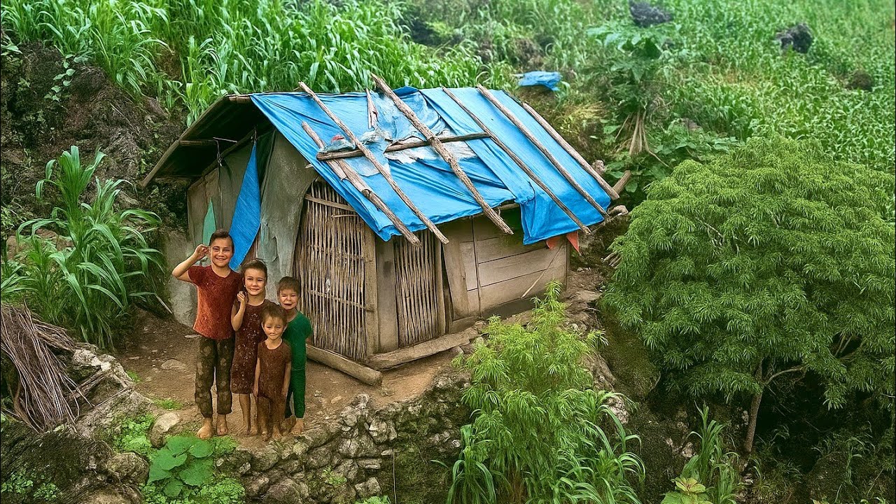1 Disabled Man Builds New House For Poor Single Mother And Four Children Living In Dilapidated Shack