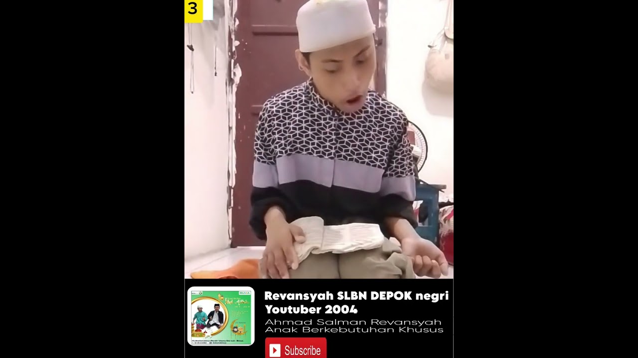 judul baca juz amma sama hafalan surat pendek Salman revansyah Anak berkebutuhan khusus