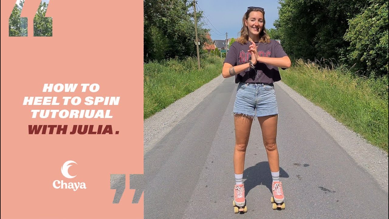Roller Dance - How to Heel Toe Spin - Tutorial