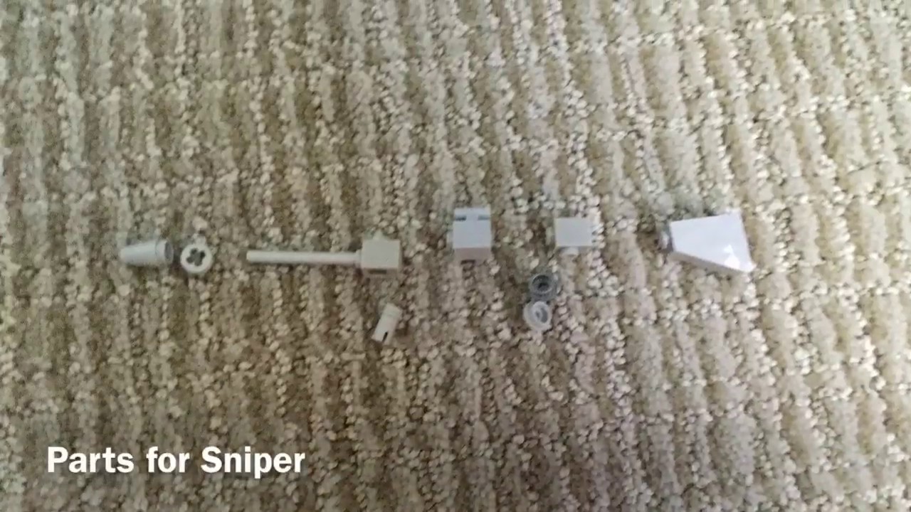 How To Build Mini LEGO Sniper Rifle