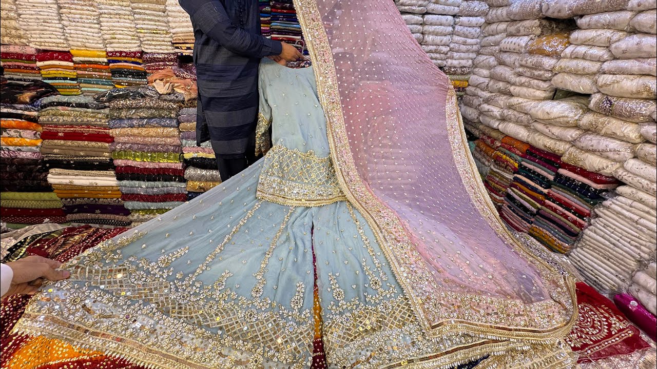 Sasta Khan 🔥2025 Gotta Patti Beauty & Anarkali Suit 😍Gaji Silk Bandhani Dupatta