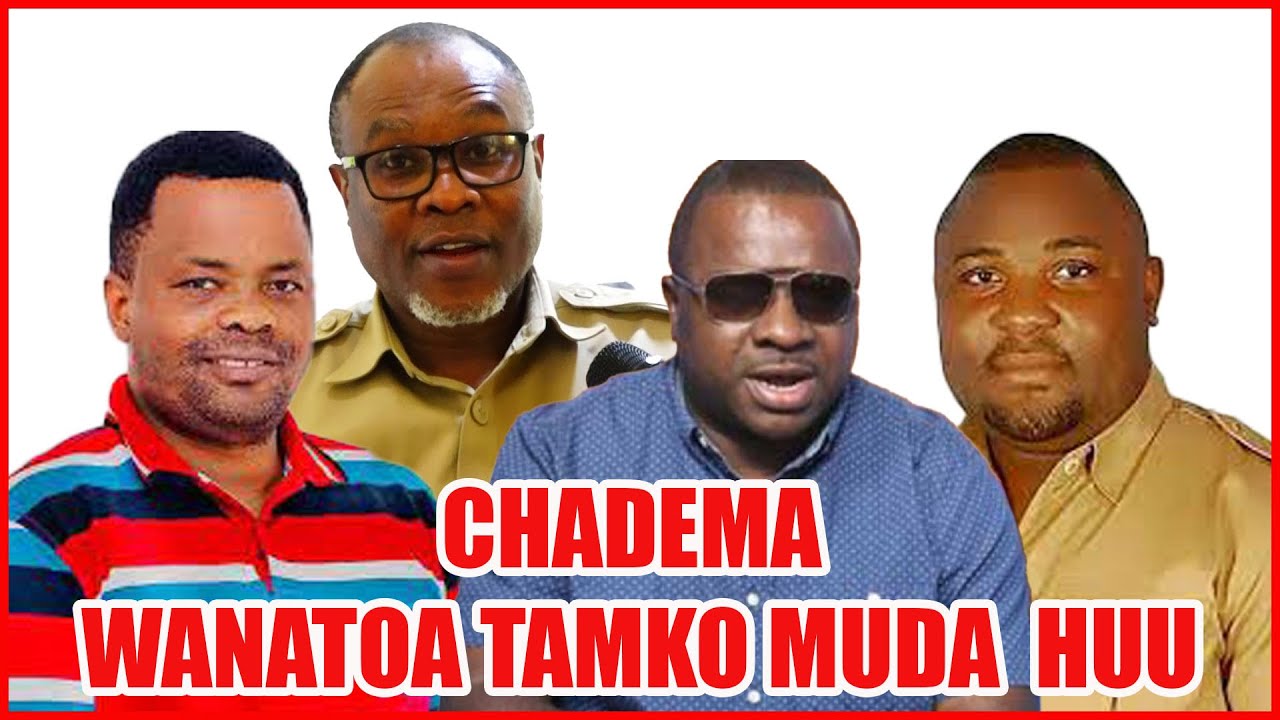 🅻🅸🆅🅴 :  CHADEMA WANAZUNGUMZA NA VYOMBO VYA HABARI MUDA HUU