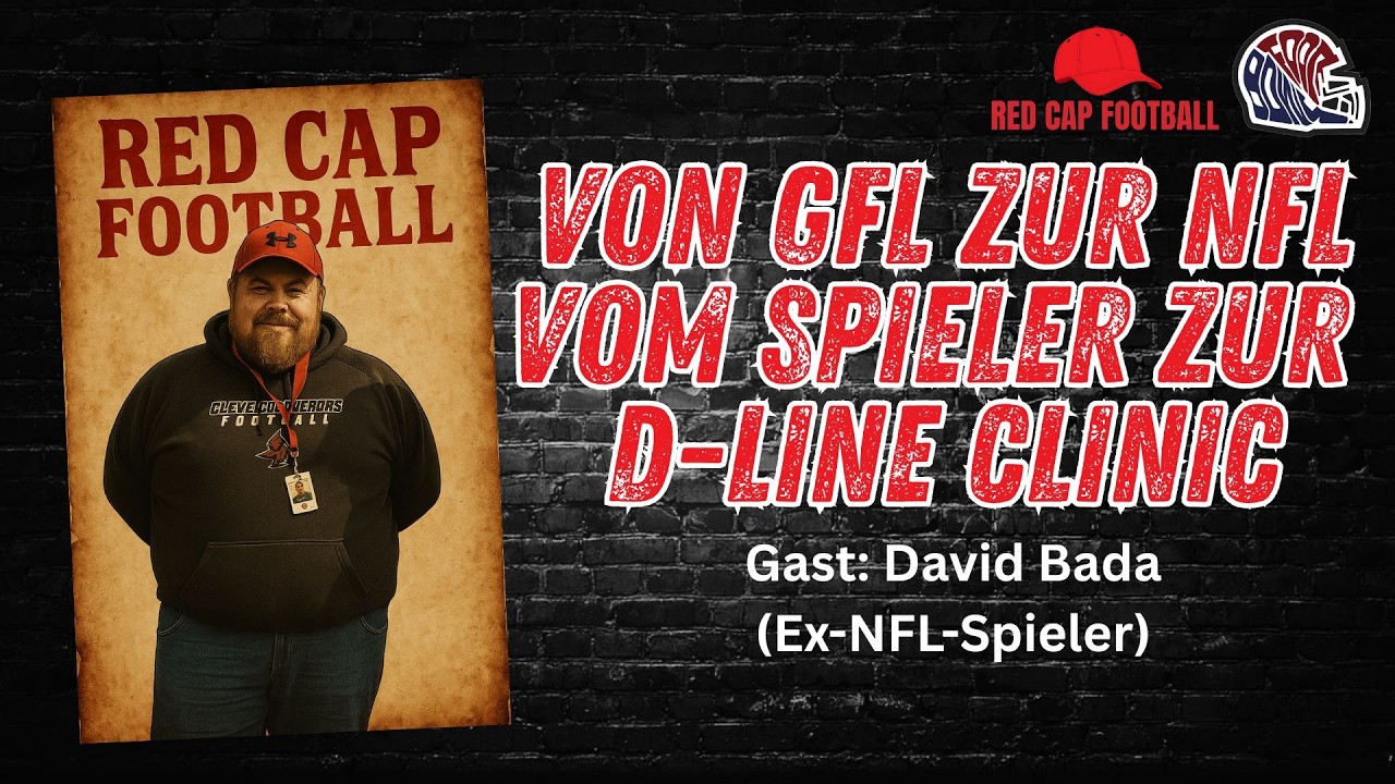 RED CAP FOOTBALL - David Bada (Ex-NFL-Spieler)