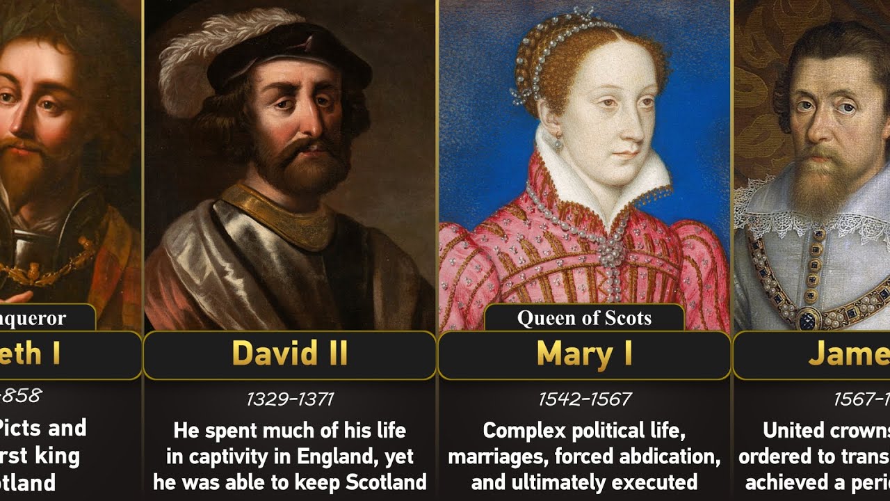 WHO WERE THE MOST RENOWNED SCOTTISH KINGS and QUEENS?