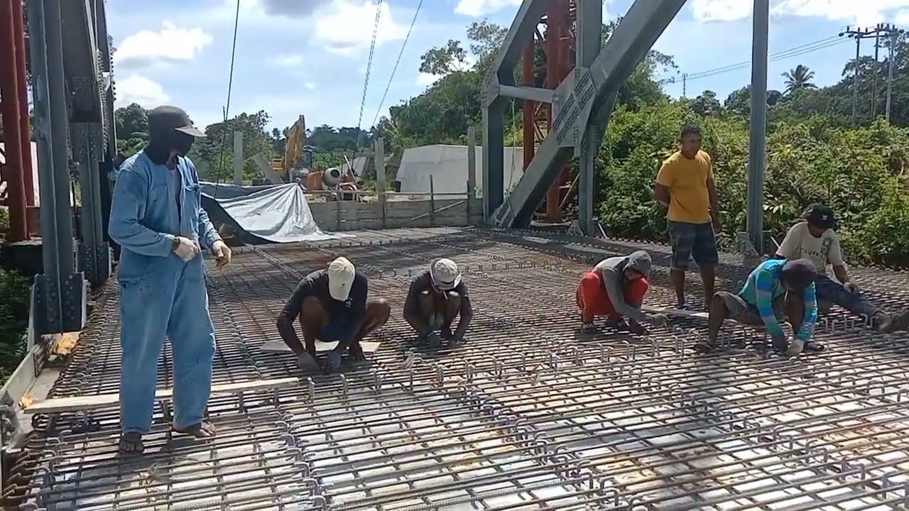 TERKINI..PROSES PENYELESAIAN JEMBATAN HOAT SORBAY (PENGHUBUNG DESA DIAN PULAU & DESA TETOAT)