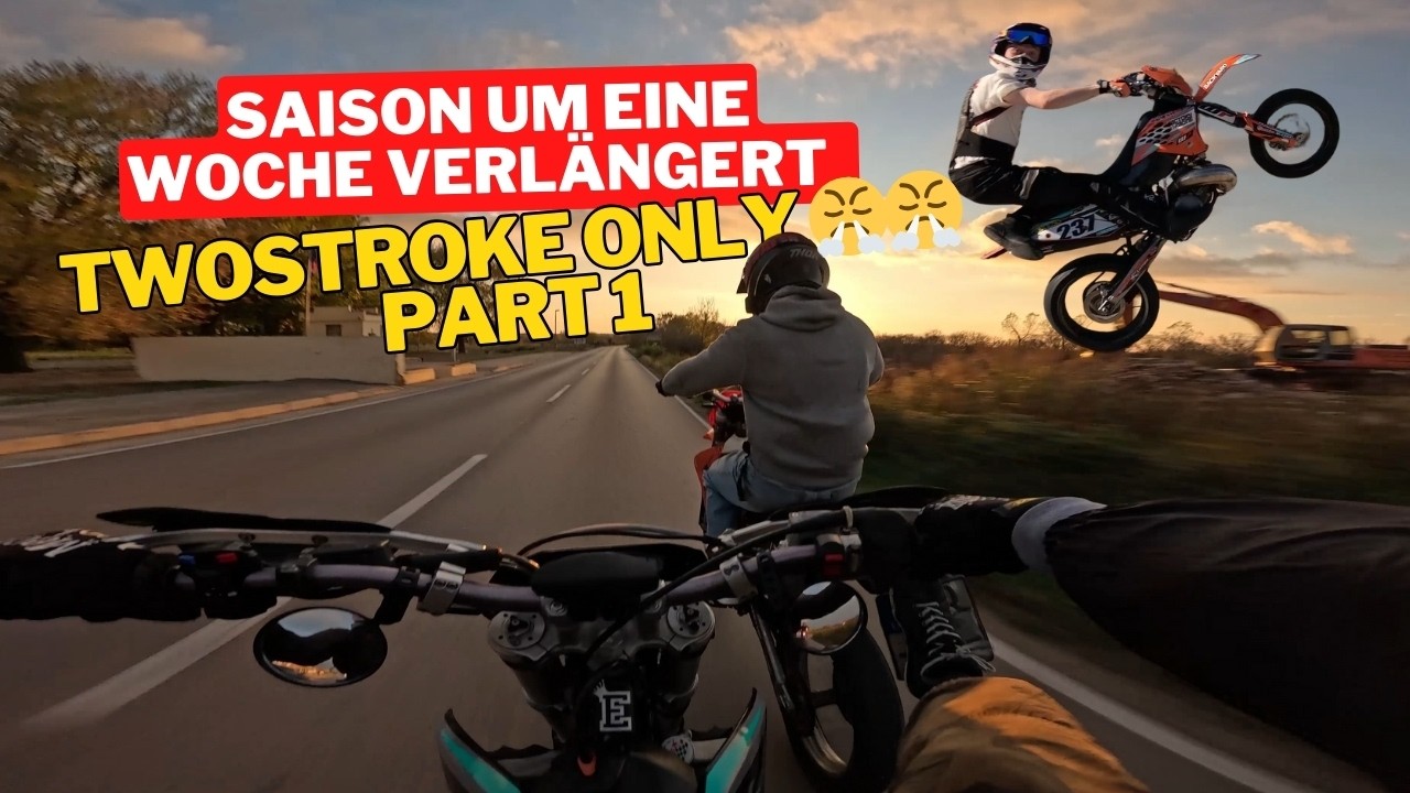 Wie man die Supermoto Saison um eine Woche verlängert PART 1