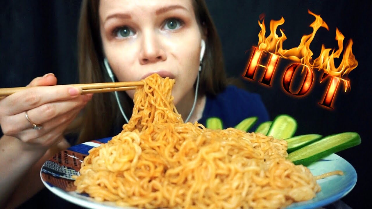 АСМР | ОЧЕНЬ Острая Лапша | Asmr | SPICY Noodles | Eating