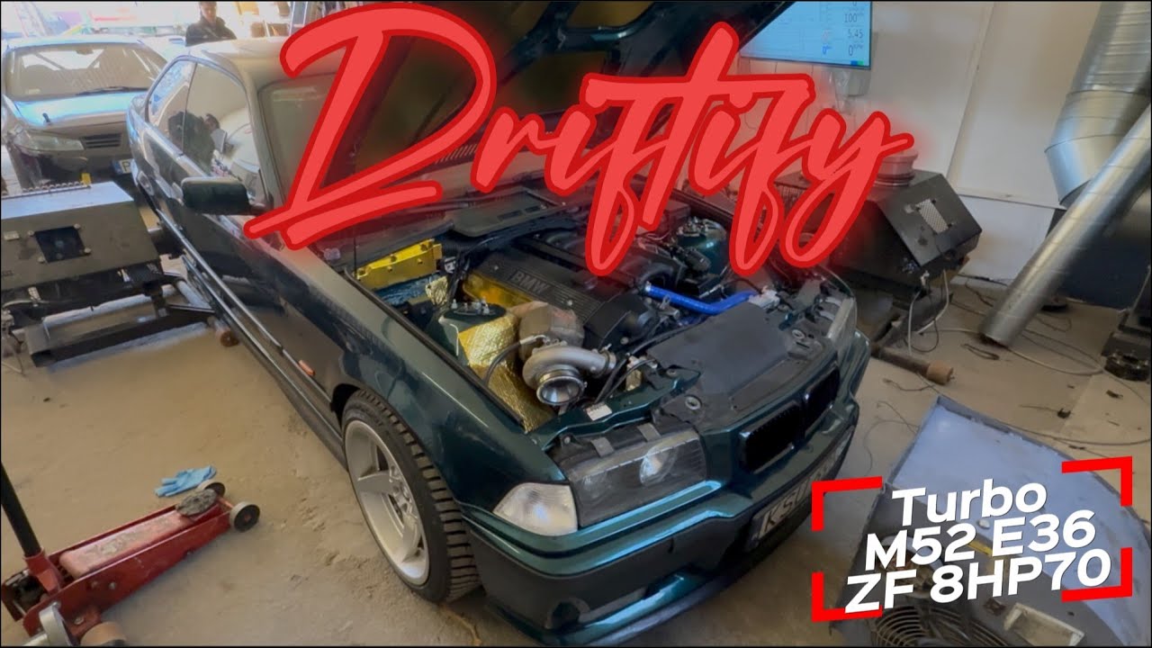 WILL IT SURVIVE THE DYNO?? Turbo M52 E36 + ZF 8HP70 Swap RUNNING & DRIVING !