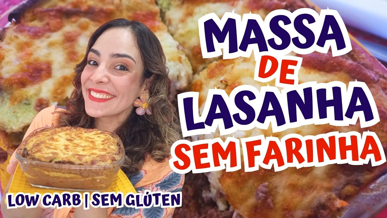 Massa De Lasanha Low Carb Sem Farinha De Brócolis Feita Na Frigideira | Muito Fácil De fazer!