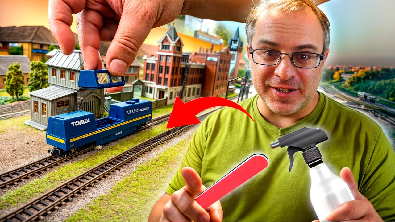 CÓMO LIMPIAR LAS VÍAS DE TU TREN EN MINIATURA