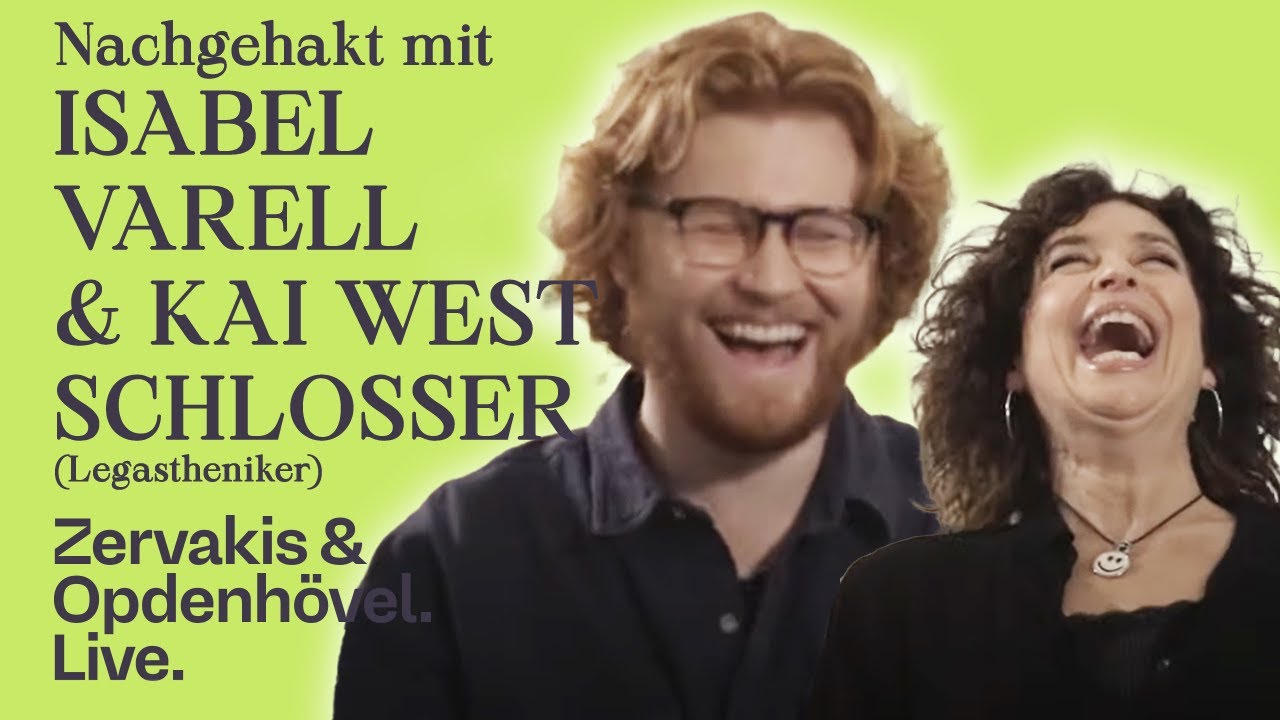5 Fragen an Legastheniker Isabel Varell und Kai West Schlosser | Zervakis & Opdenhövel. Live.