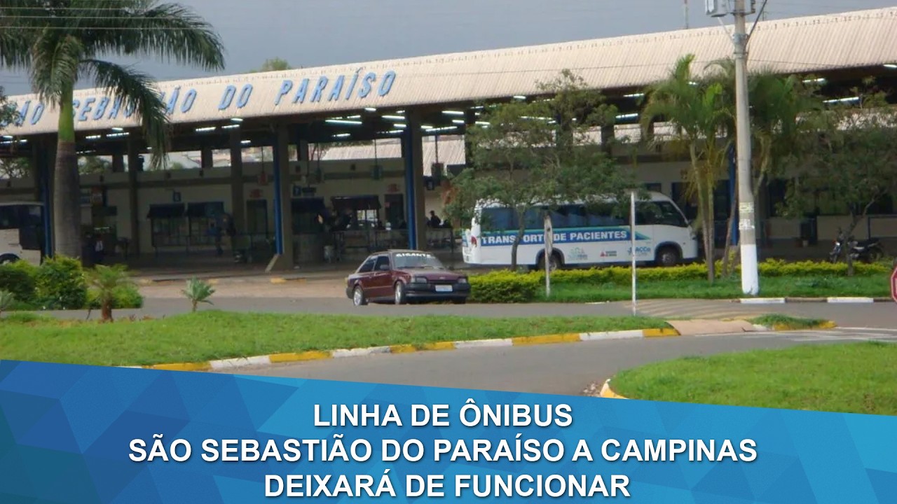 Linha de ônibus São Sebastião do Paraíso a Campinas deixa de funcionar à partir de 1º de março
