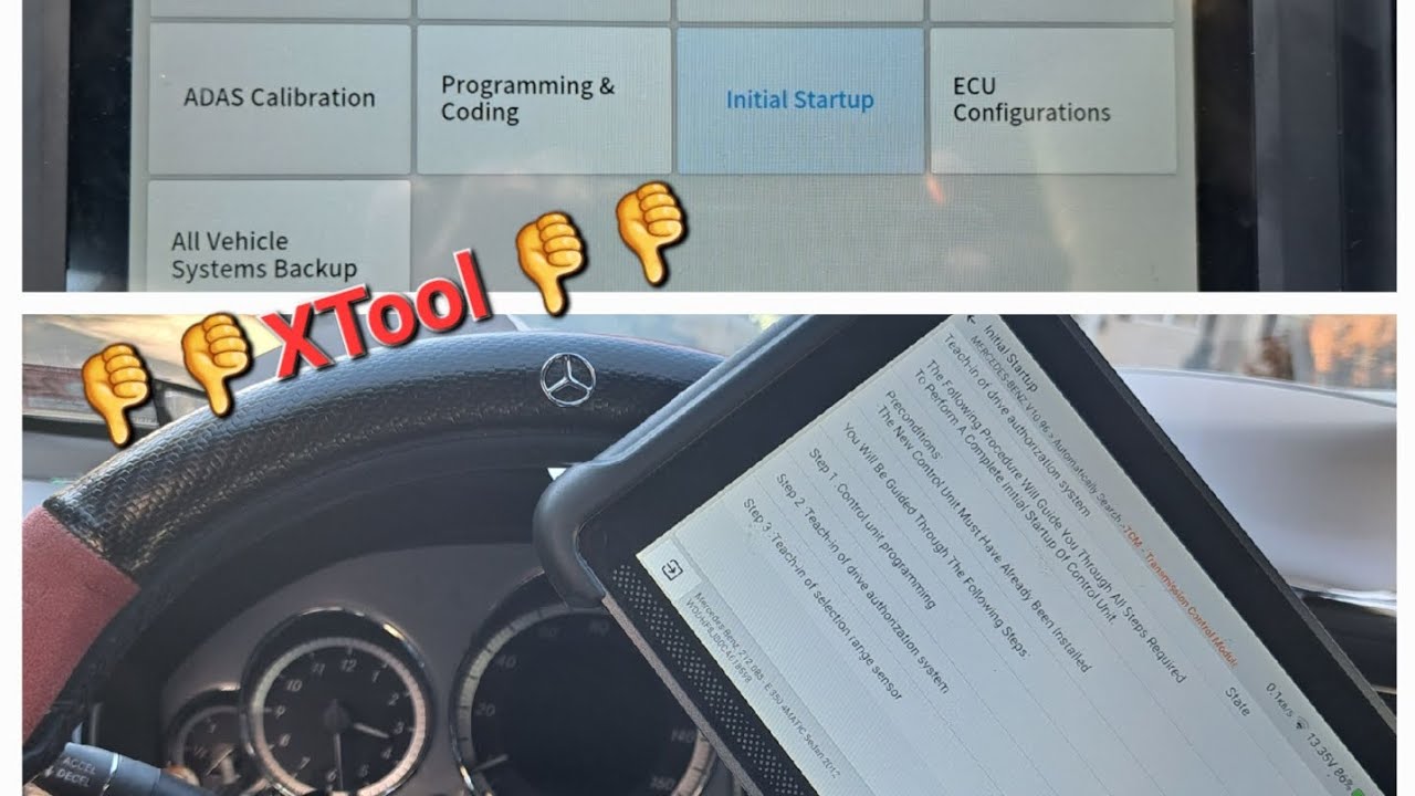 ScanTool Tales. XTool D9S Pro Unable to Complete TCM Program On a Mercedes 722.9 Transmission.. 😠