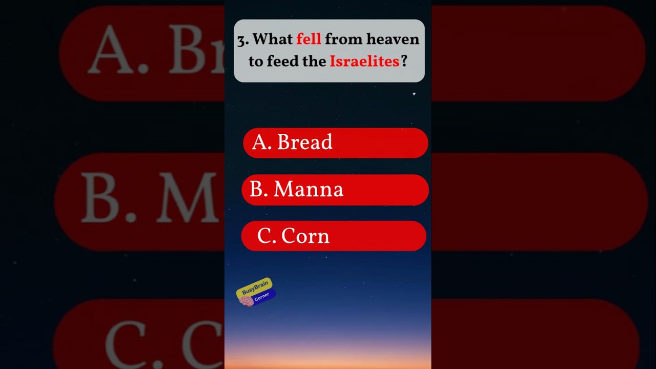 🔥Bible Quiz Test Your Bible Knowledge