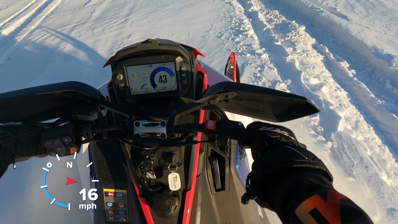 Riding a 2022 Polaris XCR 850 MATRYX