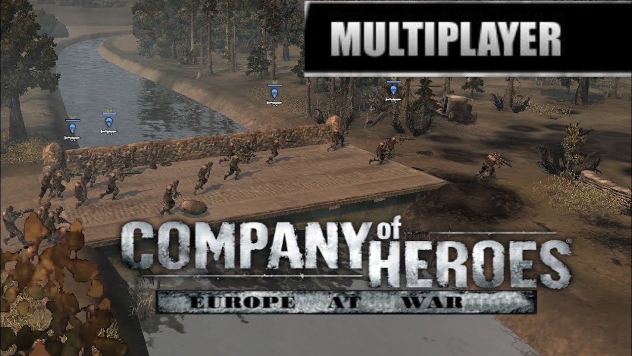 Company of Heroes Co-Op (Royal Commandos) 2vs3 Expert CPU [Europe At War mod]