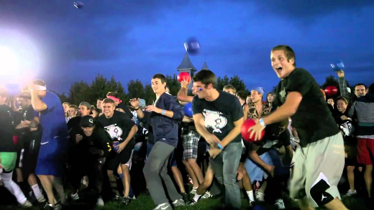 Largest Dodgeball Game EVER | Red Vs Blue Powered by PropertySolutions