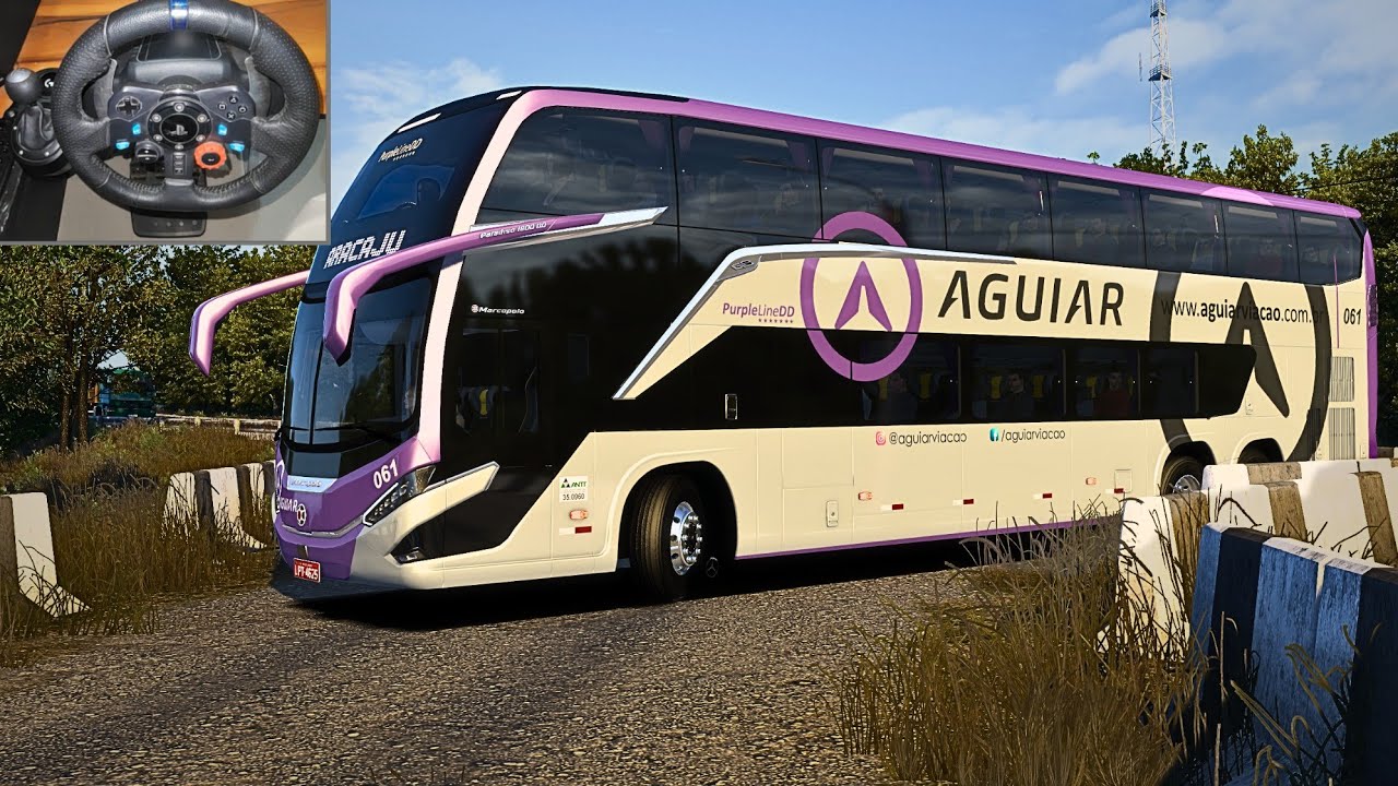 Smooth Bus Driving: Can You Survive Georgia's Narrow Roads | Logitech g29 steering wheel | #ets2
