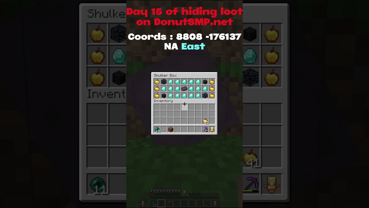 Day 14 of hiding loot on DonutSMP 