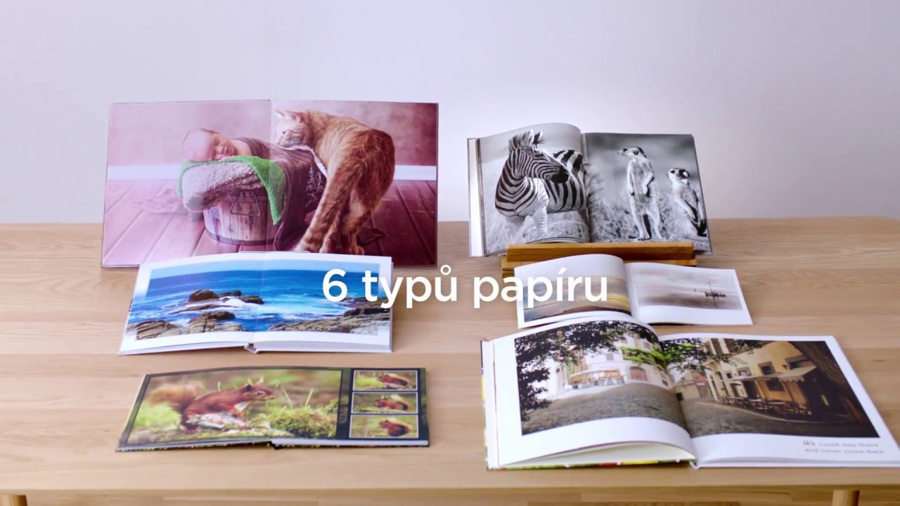 Představujeme v&scaron;echny typy pap&iacute;ru CEWE FOTOKNIHY | Full