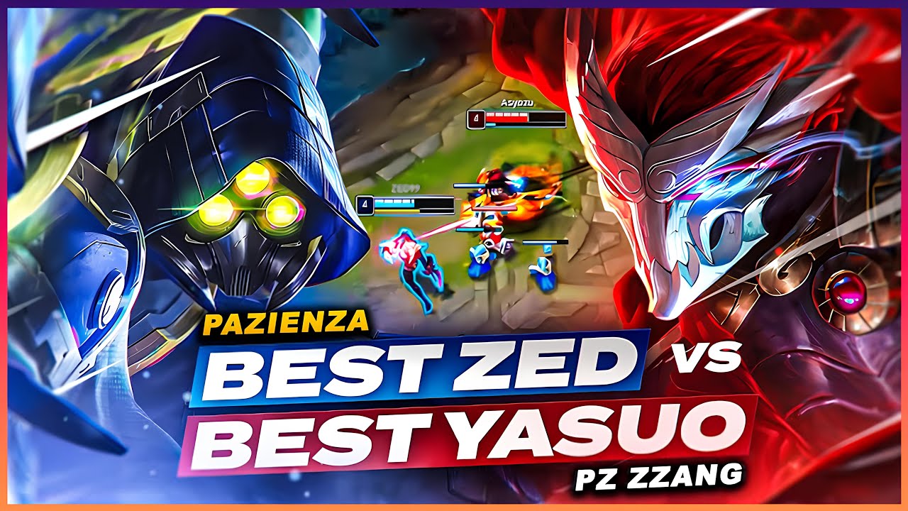 TOP 1 ZED vs TOP 1 YASUO EN İYİ OYUNCULAR KAPIŞIYOR! | Wild Rift