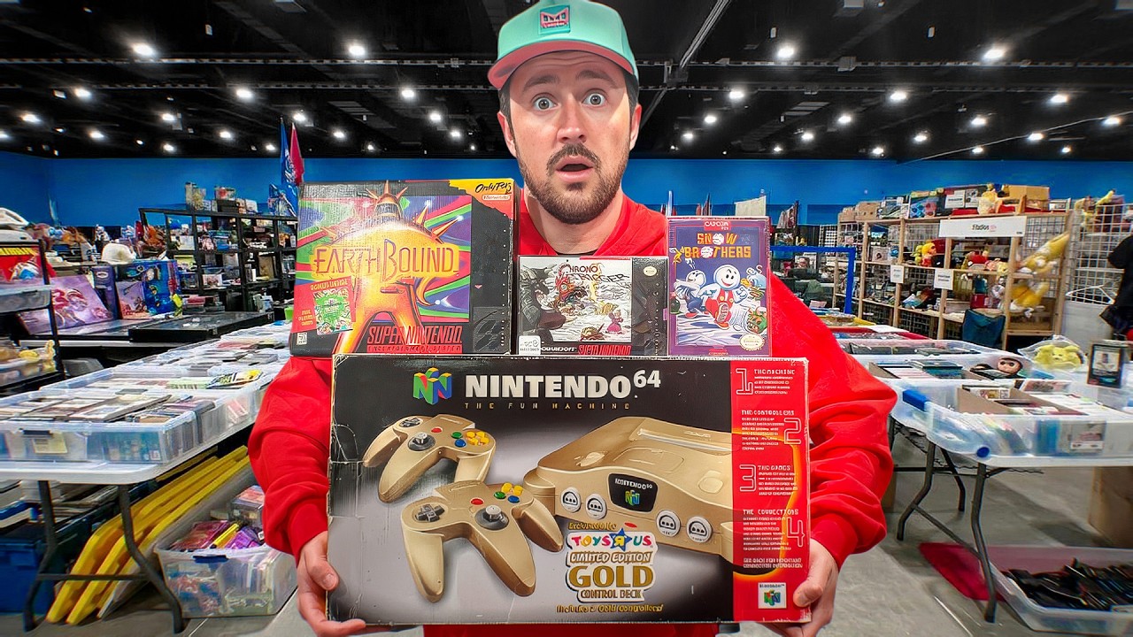 Buying The Most Expensive Games I Can Find At A Game Convention