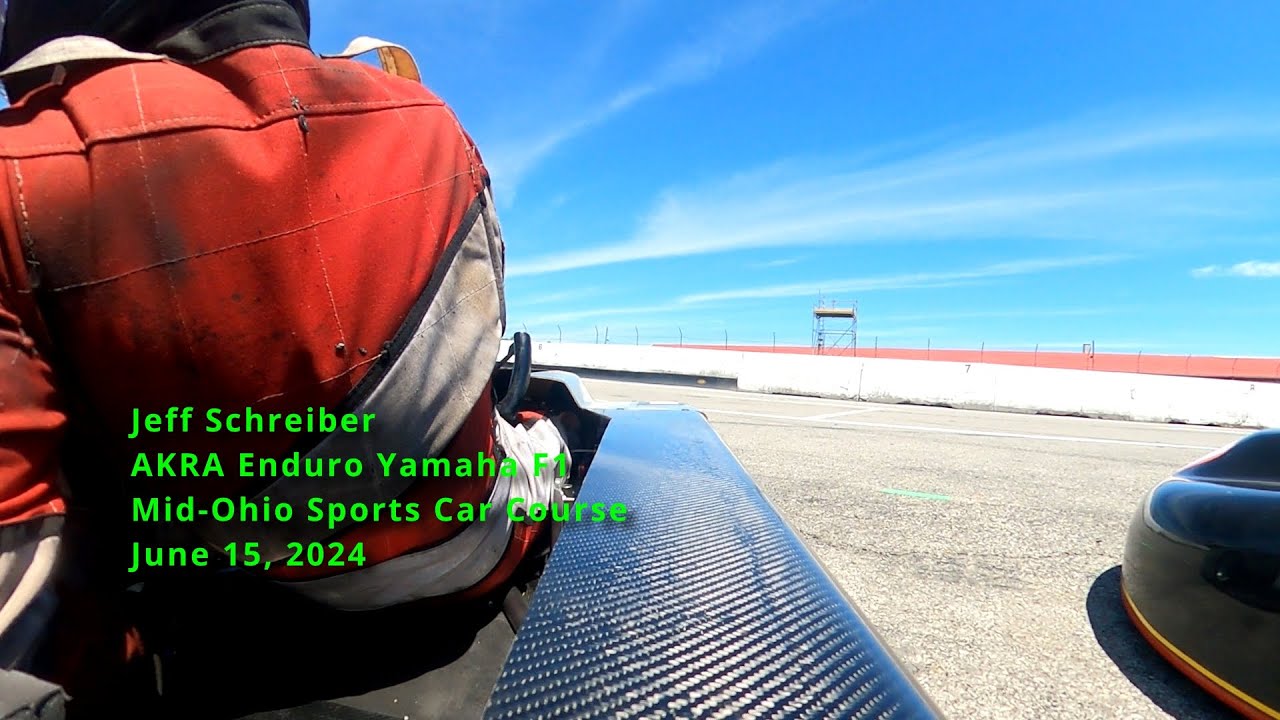 Jeff Schreiber - Enduro Yamaha Kart Race F1, Mid-Ohio June 15,  2024