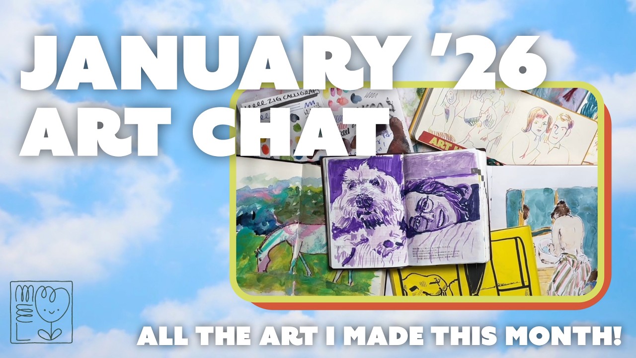 JANUARY ART CHAT ✨ All the art I made in January 2026