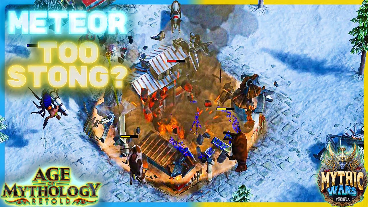 Age Of Mythology: Retold Avely vs Kiluminati. Mythic Wars Group Stage! 10,000$ In 4k!