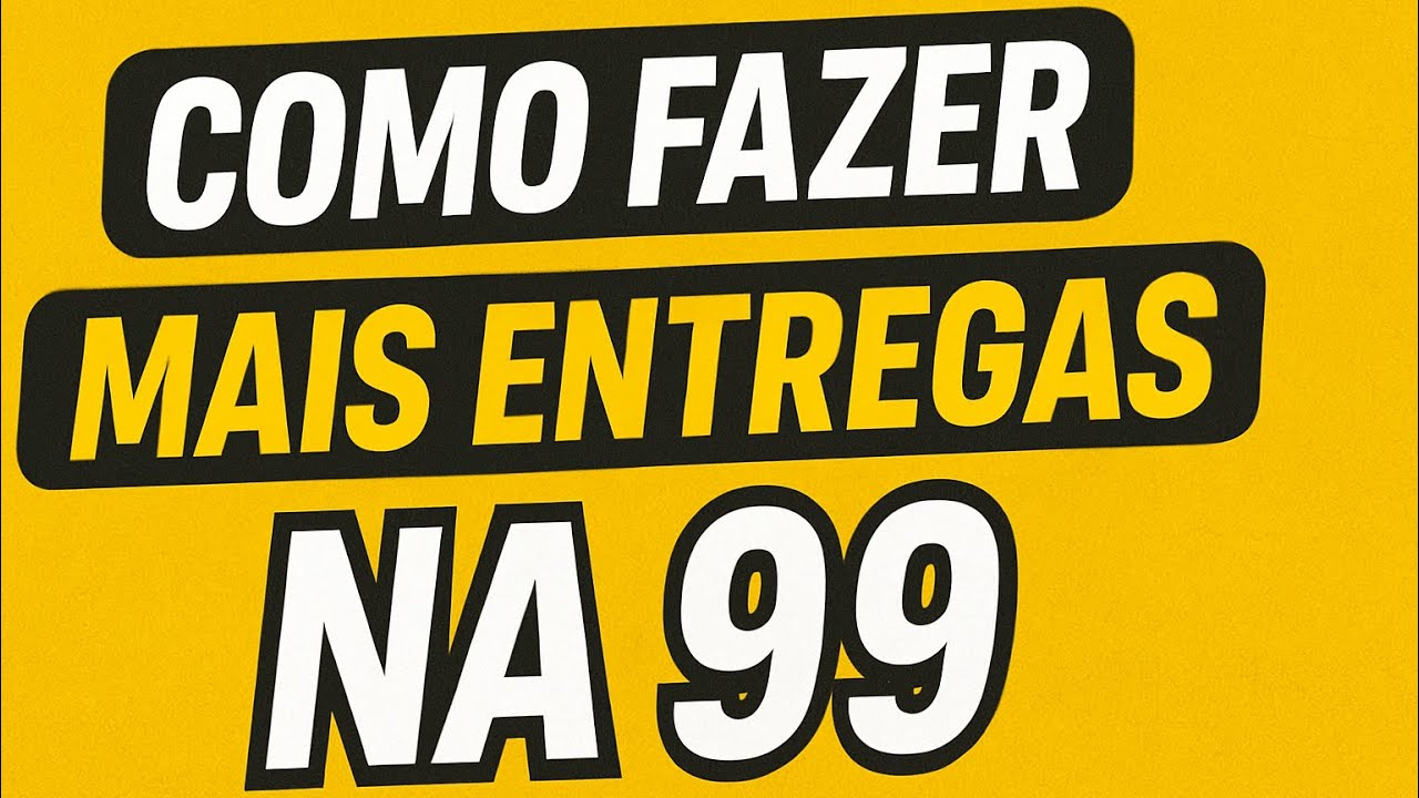 COMO FAZER MAIS ENTREGAS NA 99 FOOD / 99 ENTREGAS !! #99moto 