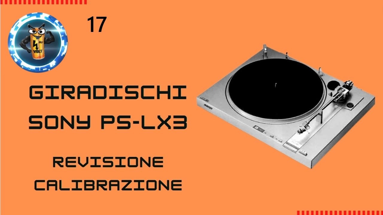 Giradischi Sony PS-LX3 che non riconosce automaticamente 33 e 45 giri