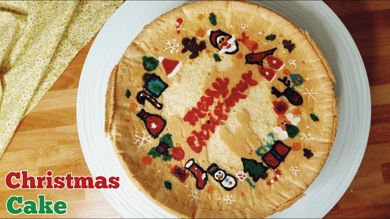 Christmas Cake | Chiffon Cake