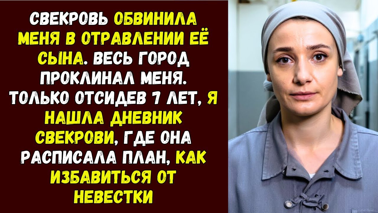 Свекровь обвинила меня в отравлении её сына. Весь город проклинал меня. Только отсидев 7 лет