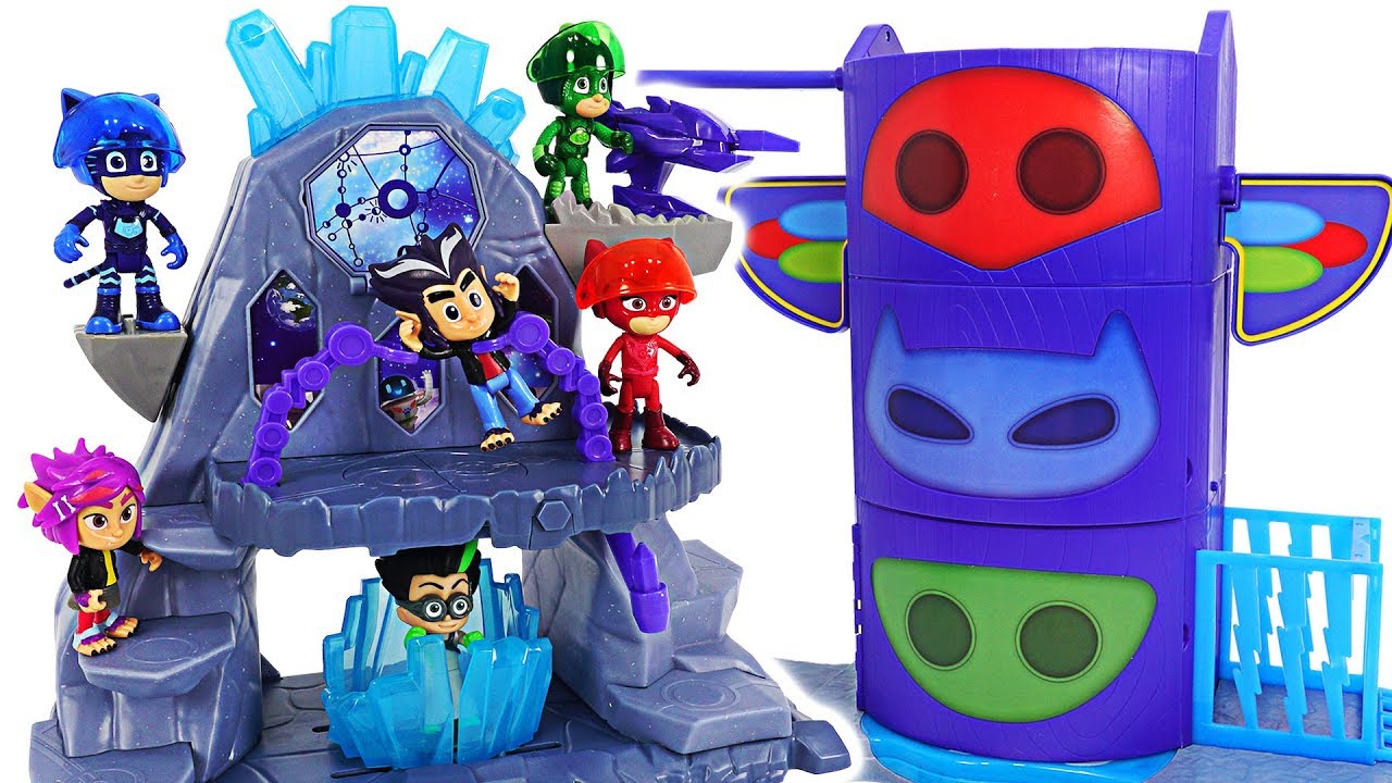 PJ Masks Super Moon Adventure Fortress appeared! Protect base from Werewolf! #DuDuPopTOY