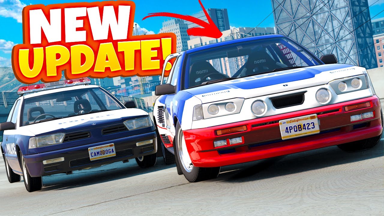 NEW Update Makes Police Chases in Traffic INSANE in BeamNG Drive 0.26!