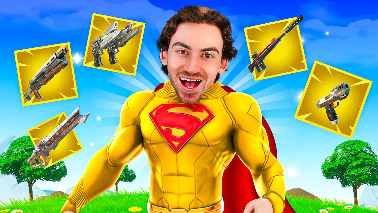 FORTNITE pero siendo SUPERMAN
